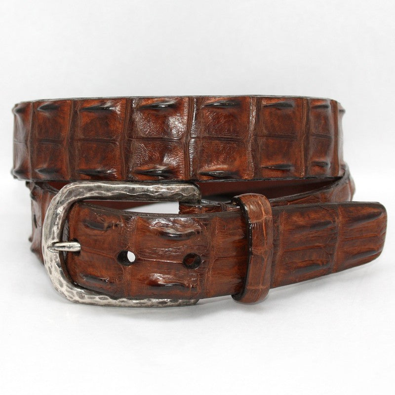 Torino Leather  Hornback Crocodile Belt